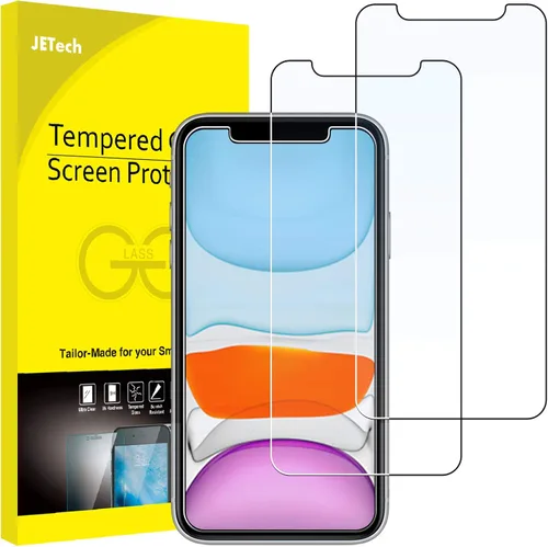 Miniatura 11 de JETech Protector de pantalla para iPhone 11 Pro, iPhone Xs y iPhone X de 5.8 pulgadas, película de vidrio templado, paquete de 2