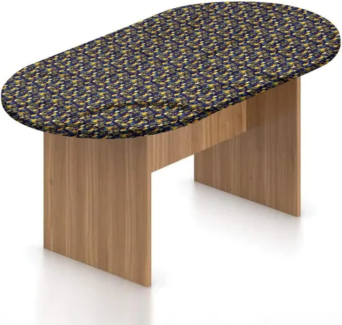 Miniatura 8 de XISUNYA Mantel ajustable ovalado de poliéster con bordes elásticos florales, ramas de pétalos de primavera, estampado de botánica japonesa, se Gris