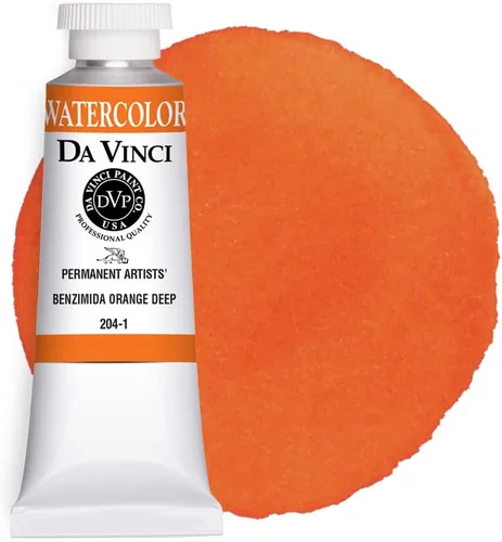 Miniatura 168 de DA VINCI PAINTS Pintura de acuarela para artista profesional, Gamboge (tono), 0.5 fl oz