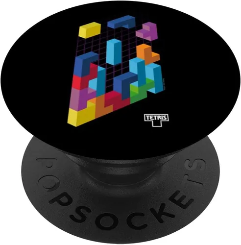 Tetris PopSockets de arte de juegos 3D intercambiables PopGrip