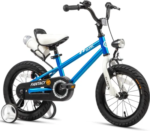 Miniatura 8 de Glerc Fantacy Kids Bike, 12-20 Inch Children Bicycle for 2-13 Years Old Boys Girls, Kids Bicycle with Water Bottle Holder & Headlight & Training