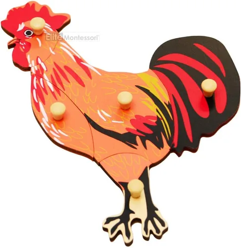 Miniatura 4 de Elite Montessori Rompecabezas de gallo