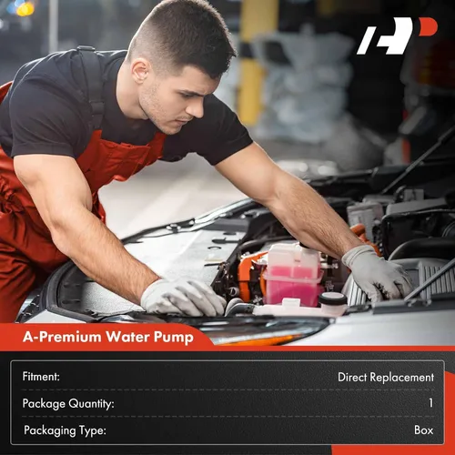 Miniatura 2 de A-Premium Bomba de agua de motor con junta y polea 2.5L compatible con Chevrolet Epica Suzuki Verona 2004-2006