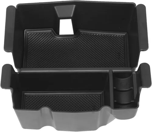 Miniatura 9 de YOCTM Organizador de consola central para Jeep Wrangler JL Gladiator JT 2018 2019 2020 2021 2022 Bandeja Insertar reposabrazos Caja de Organizador