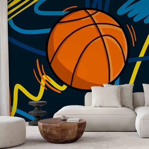 Miniatura 2 de artgeist Wall Mural Basketball 79x55 in - Non-Woven Wallpaper Fleece Wall Decor Photo Print Picture Image Design Home Mural Hall Sport i-A-10010-a-a