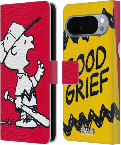 Miniatura 50 de Head Case Designs Officially Licensed Peanuts Snoopy & Woodstock 2 Halfs and Laughs Leather Wallet Case Compatible with Google Pixel 8 Snoopy