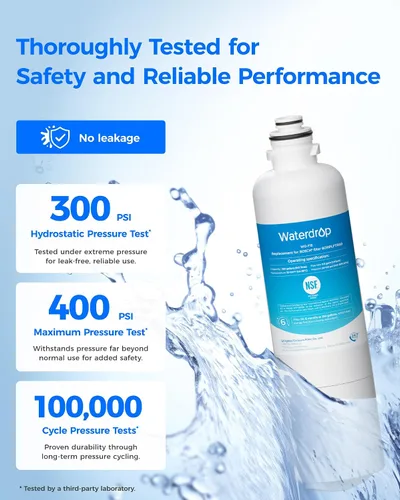 Miniatura 6 de Waterdrop 11032531 Filtro de agua para refrigerador, compatible con Bosch®, Ultra Clarity Pro®, filtro de agua Thermador®, repuesto para BORPLFTR50