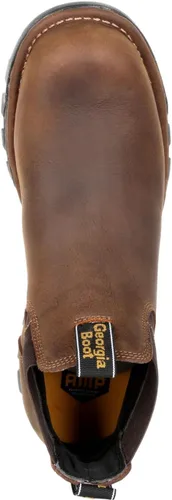 Miniatura 6 de Georgia Boot Eagle One Steel Toe Waterproof Chelsea Work Boot Brown