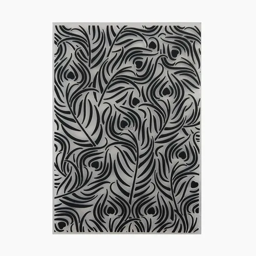 Miniatura 16 de DzIxY Carpetas de plástico con estampado de flores de peonía vintage para hacer tarjetas, suministros de papel de bricolaje 3D, plantillas de 1