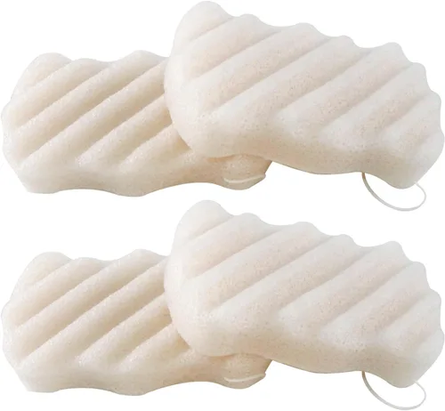 Miniatura 11 de Konjac - Juego de esponjas faciales orgánicas exfoliantes, exfoliantes faciales suaves diarios, cuidado de la piel, esponja limpiadora corporal