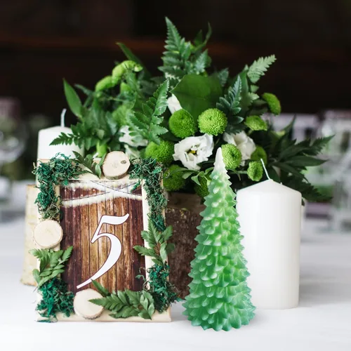 Miniatura 4 de Molde de vela de árbol de Navidad de gran tamaño para hacer velas, molde de silicona de Navidad 3D para fundición de resina DIY yeso arcilla