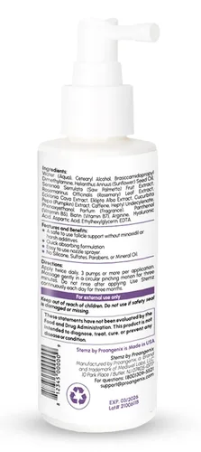 Miniatura 2 de Stemz - Estimulador de folículos pilosos para mujeres, alternativa natural al minoxidil y al aceite de crecimiento del cabello, péptidos de musgo