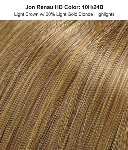 EasiPart - Decoración HD de 8 pulgadas de longitud, color 10H24B, tocote inglés, extensiones EasiHair resistentes al calor, clip sintético, 1 pieza