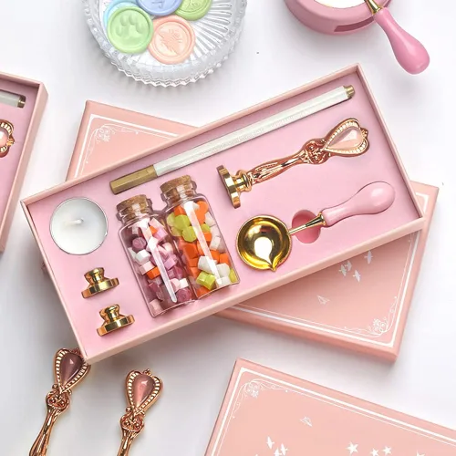 Miniatura 4 de Juego de 3 sellos de cera personalizados, estilo europeo, vintage, juego de sellos de cera para invitaciones de boda, paquetes de vino, sobres