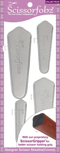 Miniatura 24 de Fundas protectoras para tijeras de diseño, para pequeñas tijeras de bordado, color verde mar, #SS-7