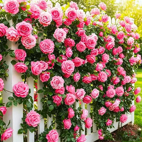 Miniatura 5 de Más de 230 semillas de rosas trepadoras para plantar, flor de vid trepadora perenne fragante