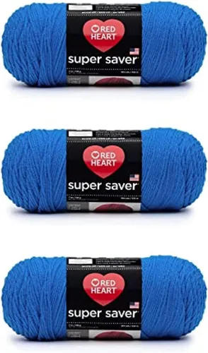 Miniatura 116 de Red Heart Hilo Super Saver, paquete de 3, estampado artístico, 3 unidades Estampado De Artista