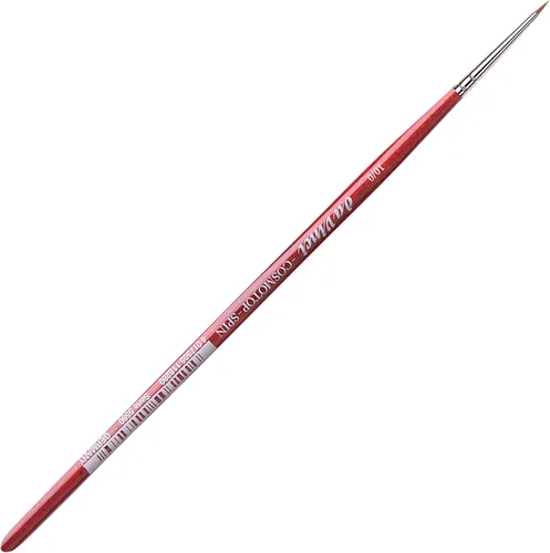 Miniatura 2 de da Vinci Watercolor Series 5580 CosmoTop Spin Pincel de Pintura, Redondo Sintético con Mango Rojo