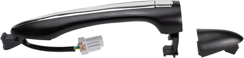 Miniatura 200 de TRQ Manija de puerta exterior delantera derecha cromada para el lado del pasajero compatible con Dodge Durango Jeep Grand Cherokee 2011-2021