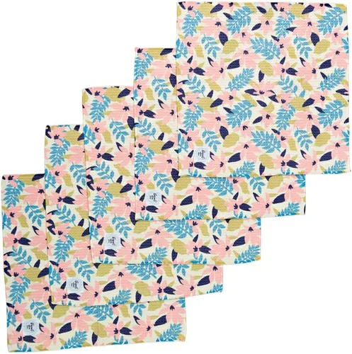 Miniatura 9 de Paños de microfibra con tejido de gofre, paquete de 5, altamente absorbentes, de secado rápido, paño de limpieza de microfibra suave de alta Negro