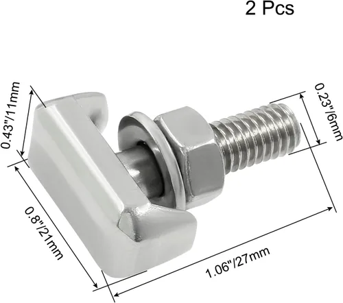 Miniatura 5 de BokWin Kit de reparación de terminales de batería Mini 19116852 64740 para automóvil (M6* 22)