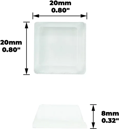 Miniatura 9 de Shepherd Hardware 9563 SurfaceGard - Almohadillas adhesivas blancas para parachoques de 3/4 pulgadas, paquete de 12