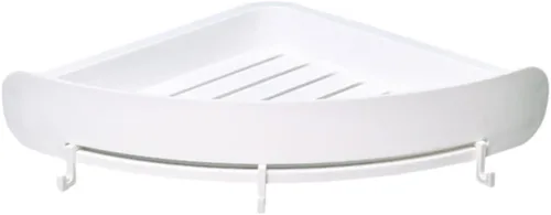 Cabilock Cesta de ducha para baño, estante de almacenamiento con ventosa, estante montado en la pared, perfecto para cocina, inodoro y baño