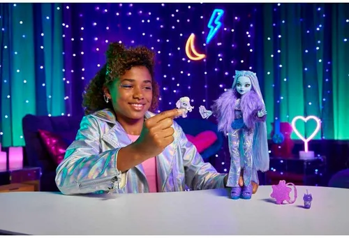 Miniatura 8 de Muñeca Monster High, Abbey Bominable Yeti de moda con mamífero mamut mascota y accesorios temáticos