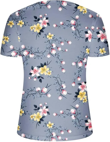 Miniatura 4 de Womens Summer Tops 2023 Vintage Tees Hawaiian Trendy Graphic Tees Flowy Tshirts Fashion Tops Summer T-Shirts