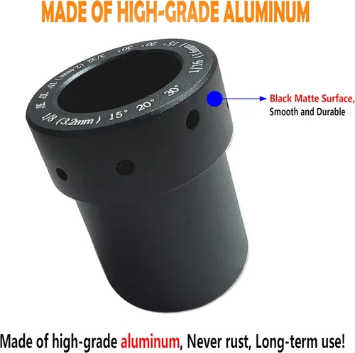 Miniatura 2 de Afilador de electrodo de tungsteno - Afilador universal de aluminio TIG soldadura tungsteno herramienta de cabeza, con ranura afilador de tungsteno