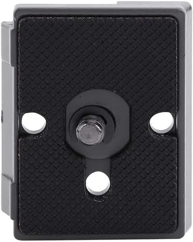 Miniatura 7 de Tbest Manfrotto - Placa de liberación rápida, soporte para cámara, orificio para tornillo de 1/4, compatible con cámara, trípode