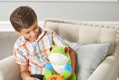 Miniatura 6 de Wild Republic Peluche de rana de árbol de ojos rojos, animal de peluche, regalo para niños, Cuddlekins de 12 pulgadas