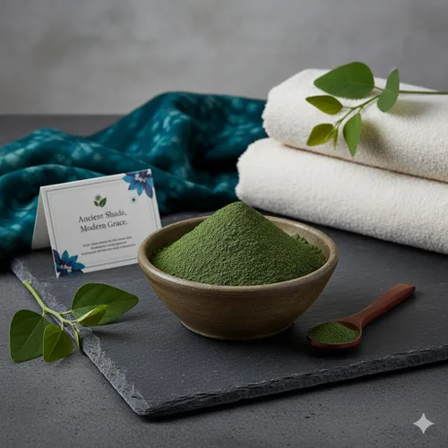 Miniatura 7 de Herbs Botanica Indigo Powder 5.3 oz (150 g) Colorante puro Indigofera Tinctoria para el cabello - Tinte negro natural para cabello y barba