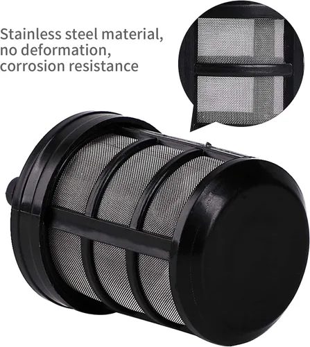 Miniatura 3 de 2 filtros de manguera doméstica, filtros de bomba de agua y filtros de cifrado de acero inoxidable son adecuados para pulverizadores, lavadoras