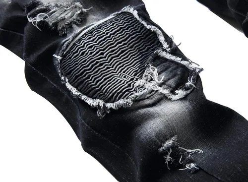 Miniatura 4 de QIMYUM Pantalones de mezclilla de corte ajustado para hombre