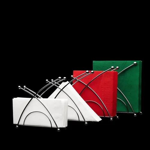 Miniatura 2 de Servilleteros de acero inoxidable para mesas - Servilleteros para cocina, servilleteros de mesa, servilleteros de cóctel, moderno servilletero