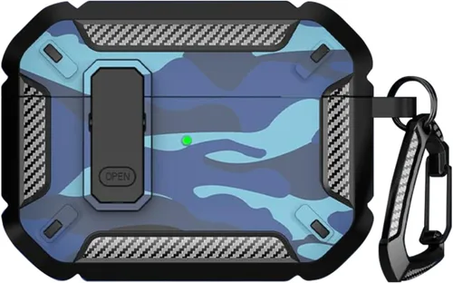 Miniatura 13 de SaharaCase Raider Series - Funda compatible con AirPods Pro 2 (2ª generación) [Robusta] protección de cuerpo completo, agarre antideslizante