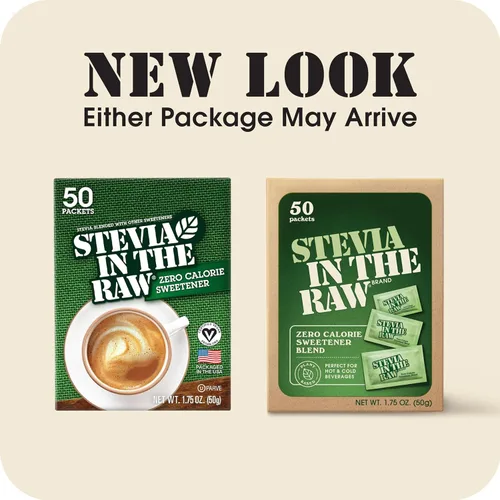Miniatura 5 de Stevia In The Raw, a base de plantas, cero calorías, sustituto del azúcar, sin eritritol, edulcorante sin azúcar para café, bebidas calientes