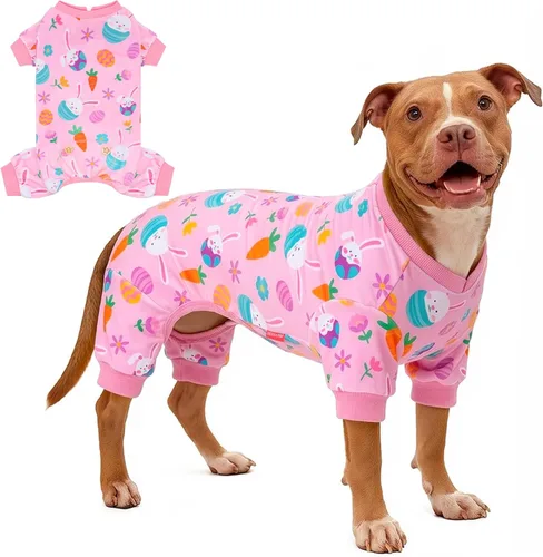 Miniatura 36 de KYEESE - Pijamas de terciopelo para perros y mascotas, ropa suave, abrigo para perros pequeños, mameluco cómodo y elástico, disfraz