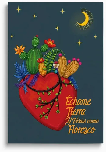 SKYSUKEY Impresión artística mexicana retro para oficina, póster de arte latino, citas inspiradoras en español, decoración de pared, arte de pared