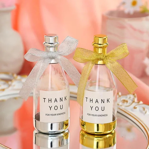 Miniatura 7 de Gadpiparty 40 cajas de dulces para botellas pequeñas, recuerdo de fiesta, contenedor para botellas, recipientes de chocolate para bodas, regalos