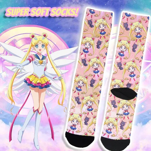 Miniatura 5 de Bioworld Sailor Moon Sublimated Crew Socks