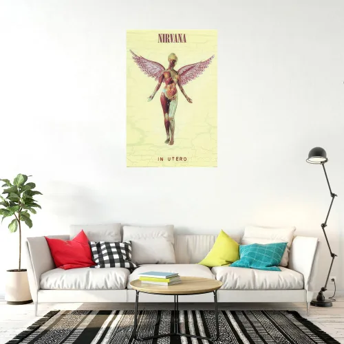 Miniatura 3 de Nirvana - Póster musical (In Utero - Portada del álbum) (Tamaño: 24" x 36")