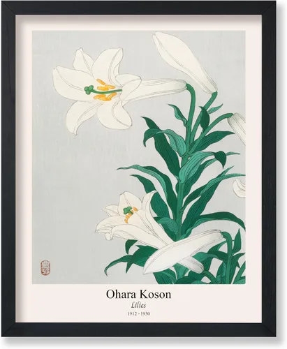 Miniatura 44 de Poster Master Vintage Ohara Koson Poster - Retro Blooming Lotus Flowers Print - Japanese Art - Flower Illustration - Aesthetic Design - Floral