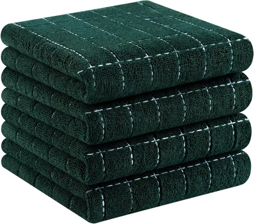 Miniatura 66 de Homaxy Paños de cocina 100% algodón de felpa, toallas de cocina ultra suaves y absorbentes para la cocina, adecuadas para secar y lavar platos