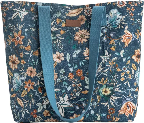 Miniatura 28 de Maison d' Hermine - Bolsa de lona de algodón reutilizable para mujeres, con asa para el hombro, bolsas a granel para compras y viajes