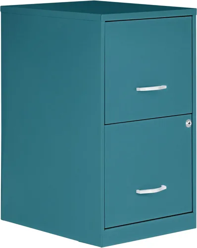 Miniatura 15 de NuSparc - Archivador de 2 cajones con cerradura Construcción de acero premontada Diseño que ahorra espacio, perfecto para el hogar y oficina