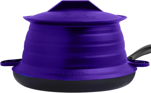 Miniatura 20 de L.I.Q - Protector de salpicaduras de silicona, se adapta a macetas de 8 y 10 pulgadas (20 y 9.8 in), apto para microondas y duradero, incluye tapa
