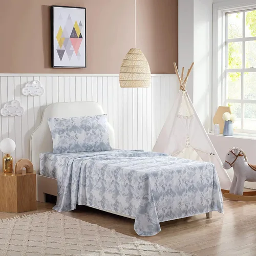 Miniatura 11 de Eddie Bauer Kids - Sábanas de tamaño individual, ropa de cama resistente a manchas para niños pequeños con fundas de almohada a juego, súper suave