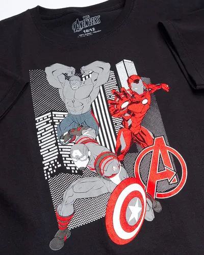 Miniatura 2 de Marvel Avengers Boys 3 Pack T-Shirts Spider-Man, Hulk, Captain America, Iron Man, Thor (4-16)
